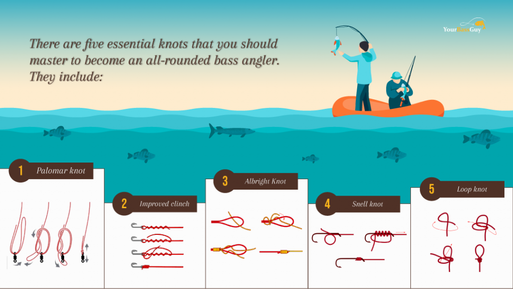 Bass fishing knots