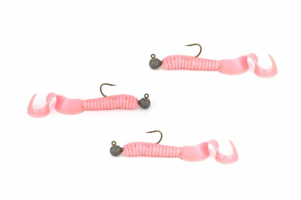 rubber worm for bass fishing