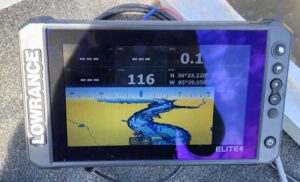 Lowrance Elite FS steer view