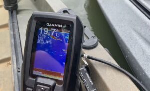 The Garmin Striker 4 traditional view