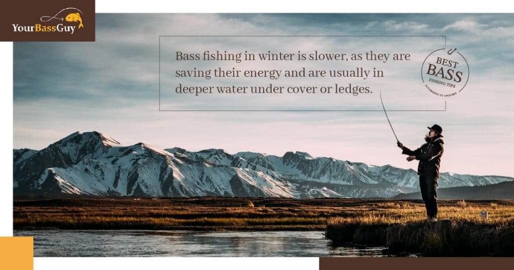 bass fishing in the winter