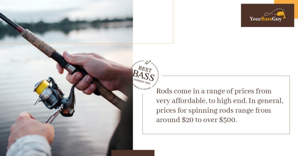 Cost of a bass fishing rod