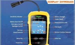 Lucky depth finder display features