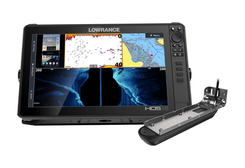 Lowrance HDS LIVE 16 Fish Finder/Chartplotter with Active Imaging 3-in-1 Transducer and Remote