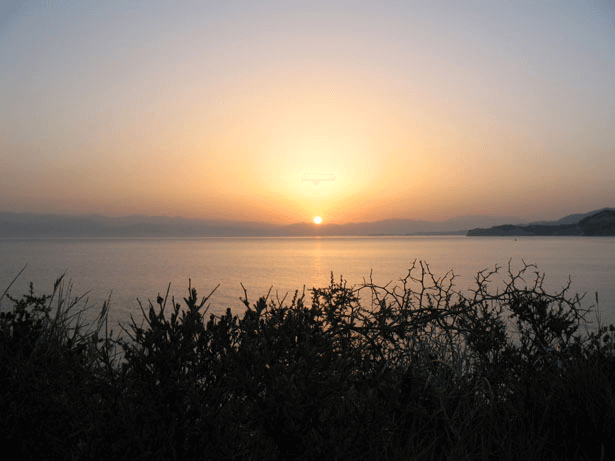 best time to fish for trout - sunset