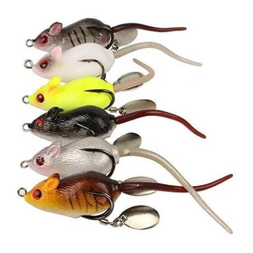 Okdeals 6PCS Mouse Topwater Lures