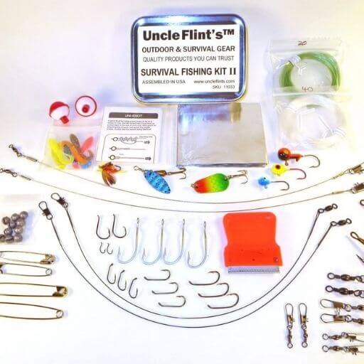 Uncle Flints Survival Fishing Kit