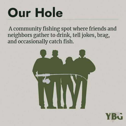 Our Hole: A community fishing spot where friends and neighbors gather