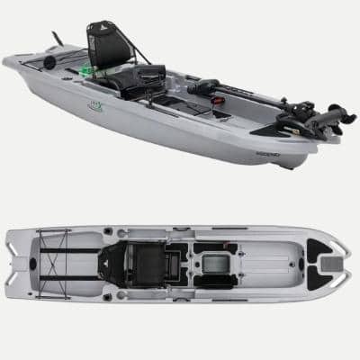 Ascend 133X Tournament Sit-On-Top Kayak with Yak-Power