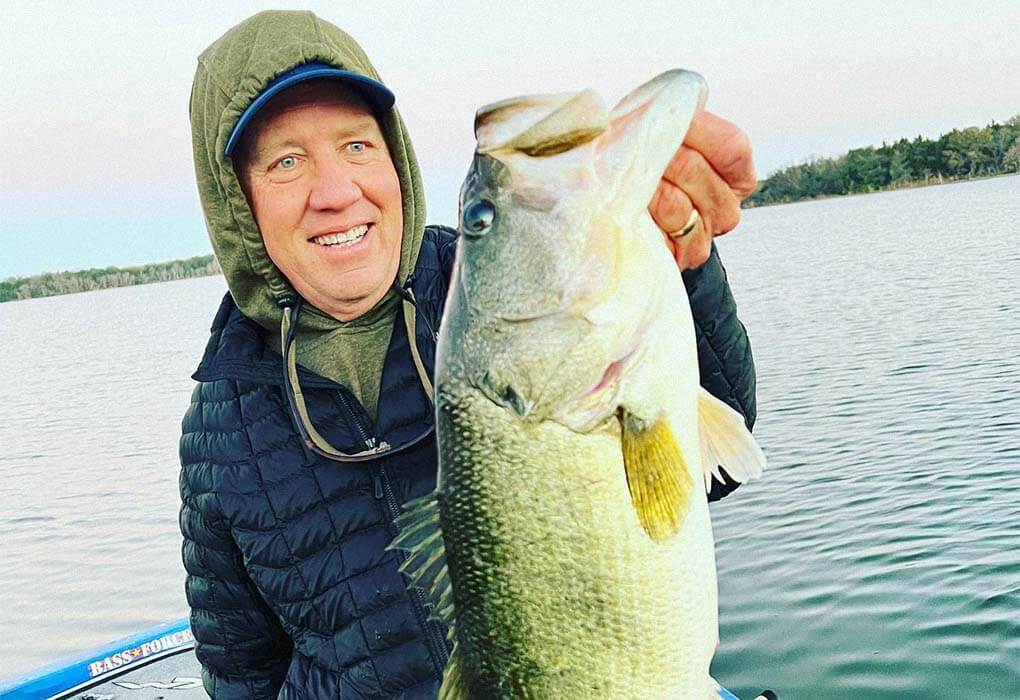 When the bass are shallow, they're in trouble when Alton Jones is fishing (Photo courtesy of Alton Jones Sr.)