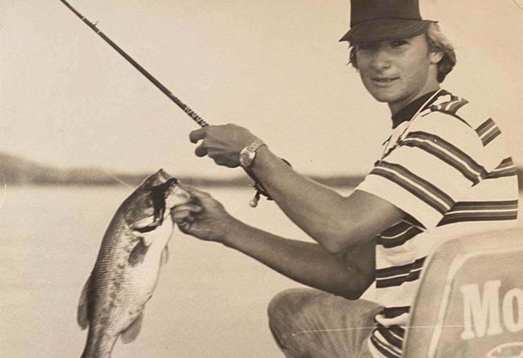 Gary Klein became hooked on bass fishing at a young age while living in California. (Photo courtesy of Gary Klein).