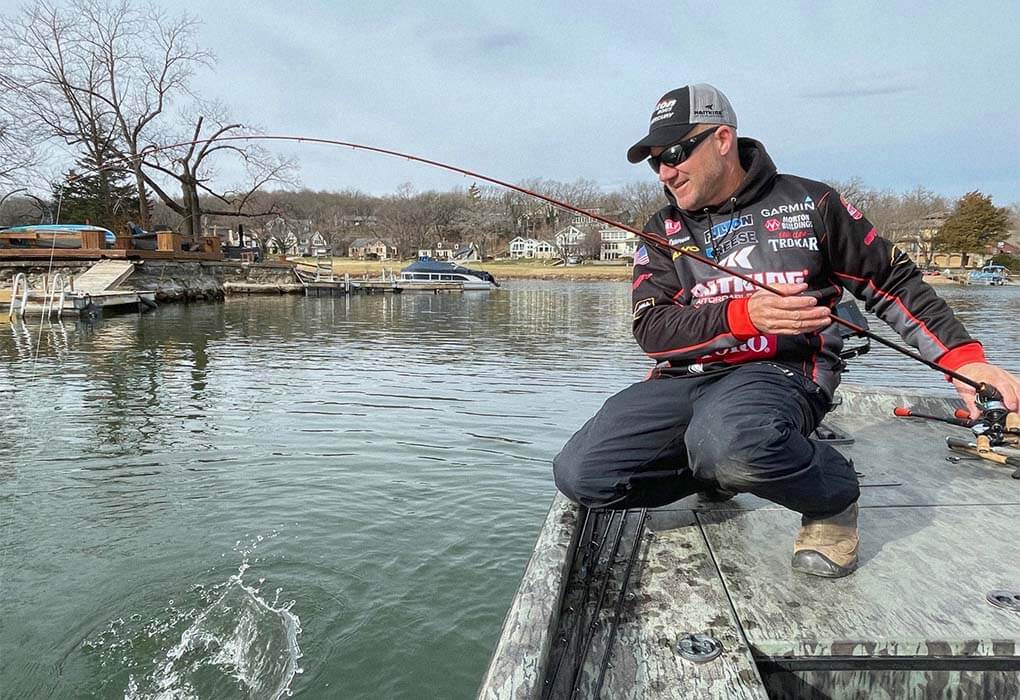 Brent Chapman bass lake fishing