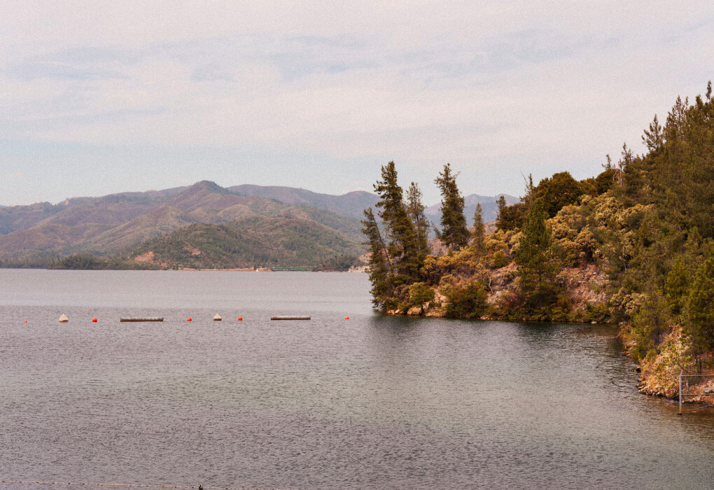 lake shoreline