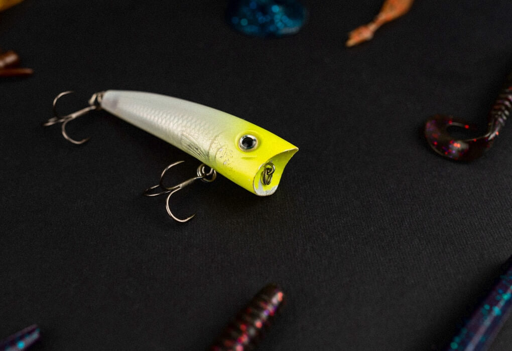 topwater poppers - bass fishing lures