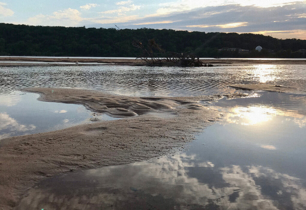 river sandbar