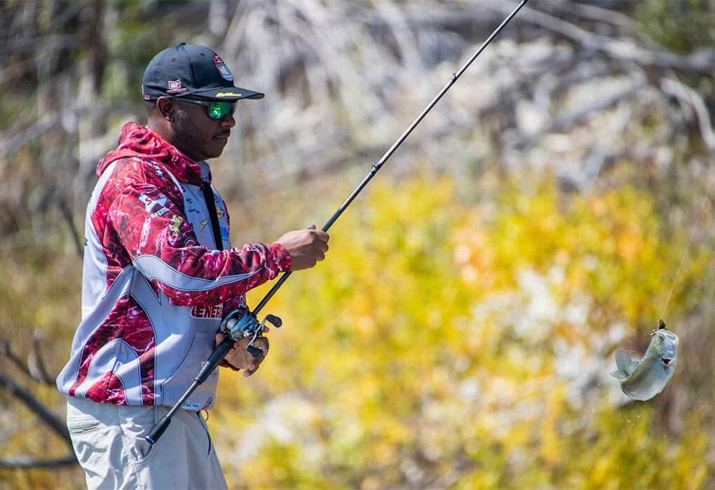 Mark Daniels Jr. learned at a young age how to catch bass (Photo by Phoenix Moore/Major League Fishing)