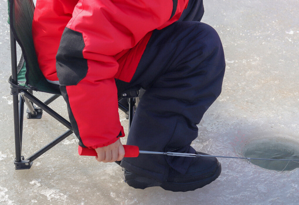 ice fishing chair and ice fishing