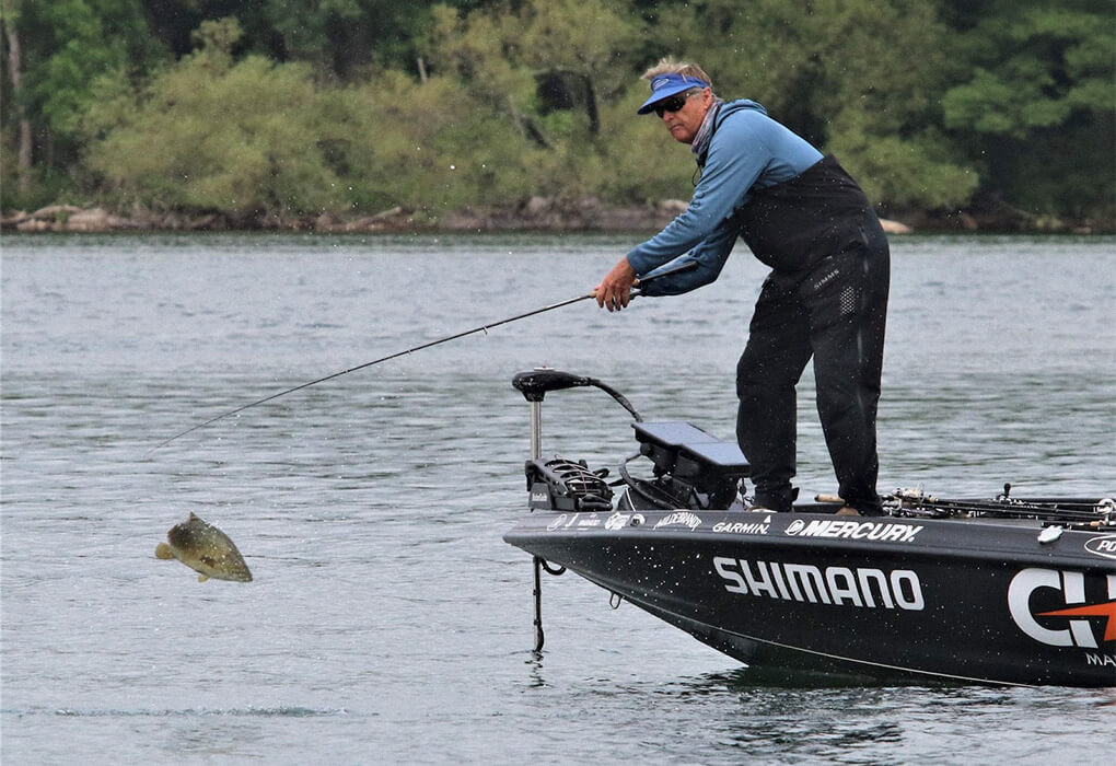 Bernie Schultz says fishing pressure can affect the bite, but there are ways to deal with it and catch fish. (Photo by Steve Bowman/B.A.S.S.)