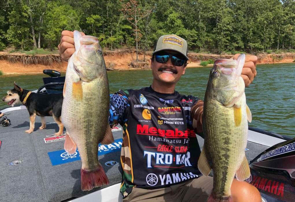 Chris Zaldain follows a routine when fishing new water (photo by B.A.S.S.)