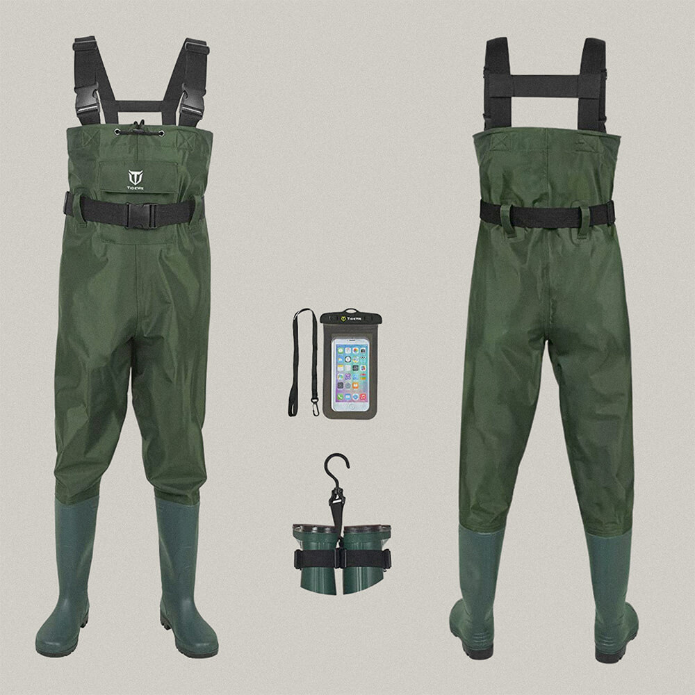 Fishing Waders with Boot Hangers