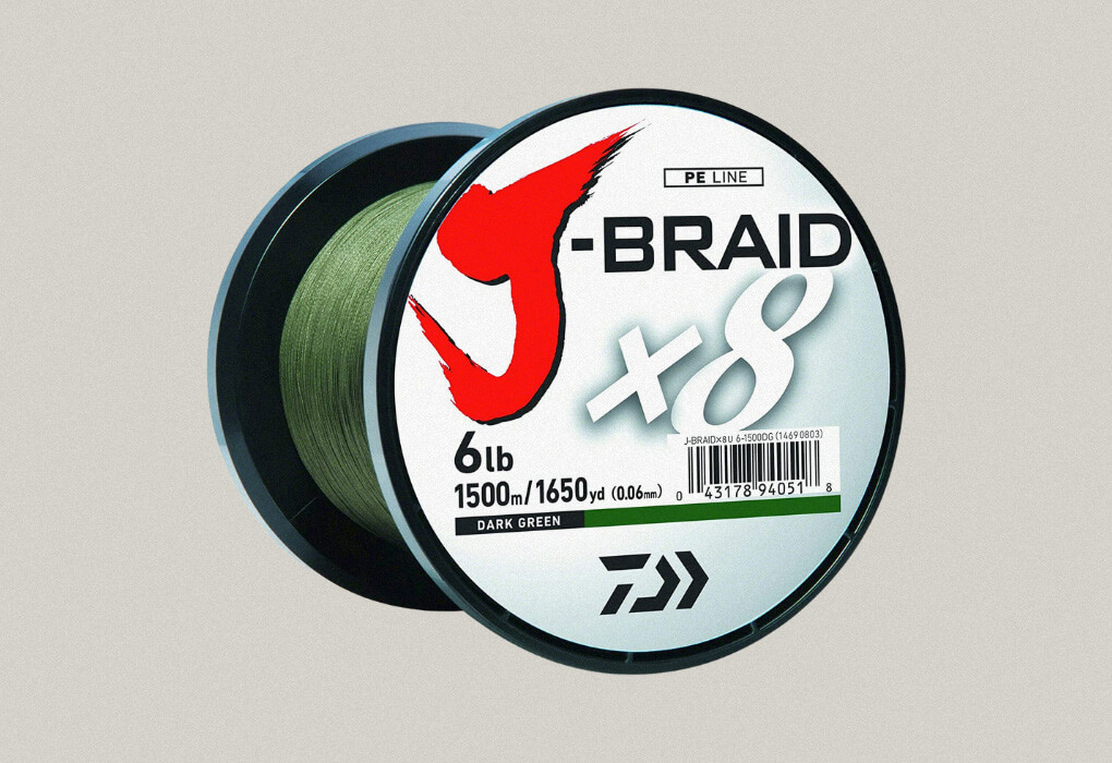 Daiwa J-Braid braided fishing line