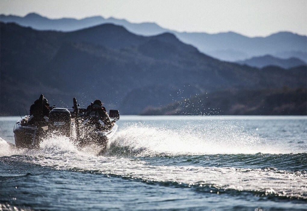 Josh Bertrand learned how to fish for bass in the West (photo by Matt Pace/Major League Fishing)