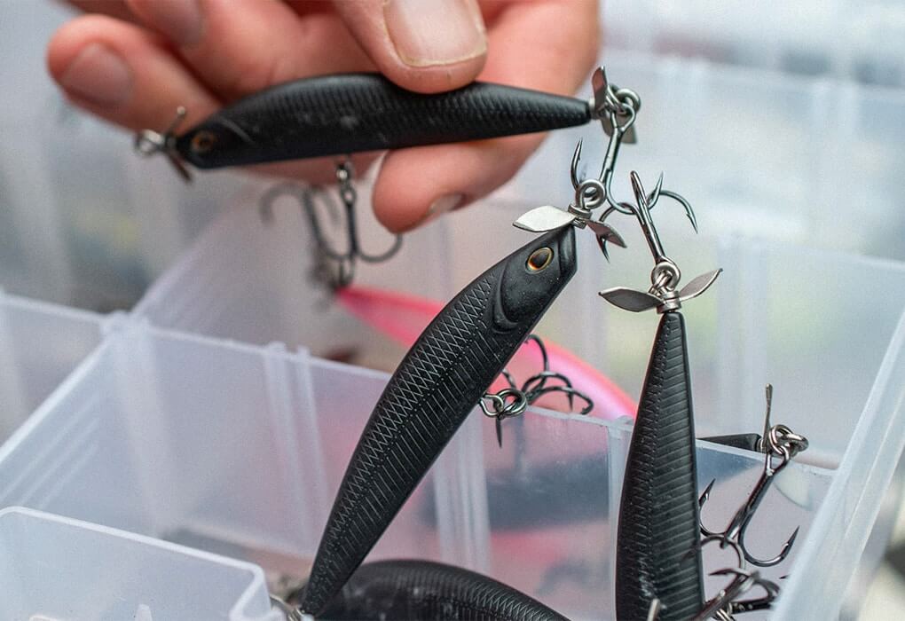 Spybaits are an option for suspended fish (photo by Garrick Dixon/Major League Fishing)
