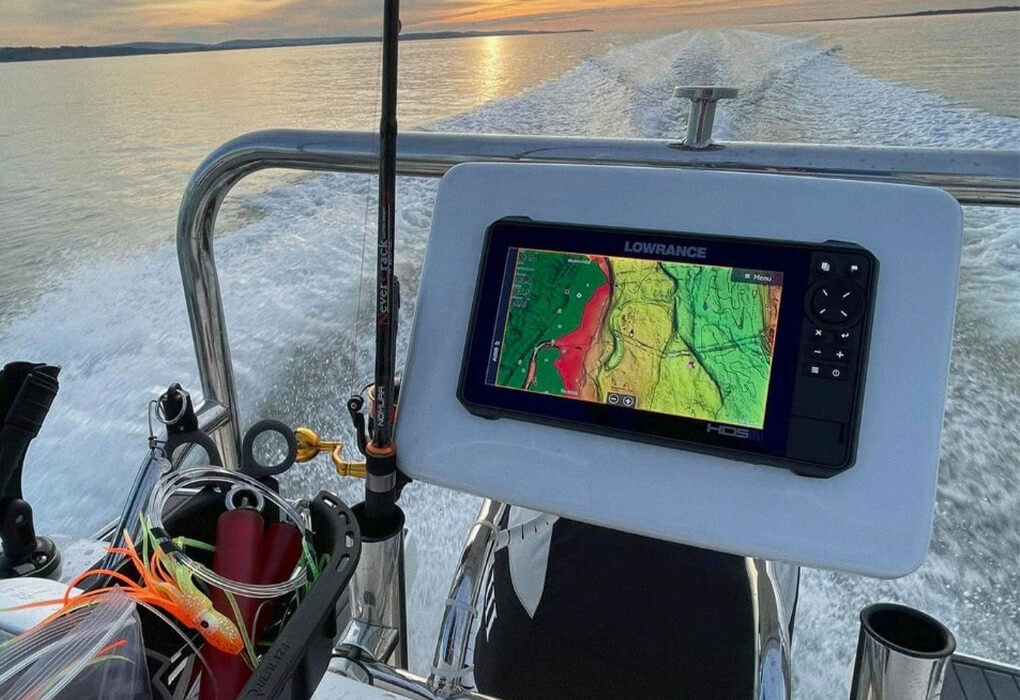 mapping on a Lowrance fish finder