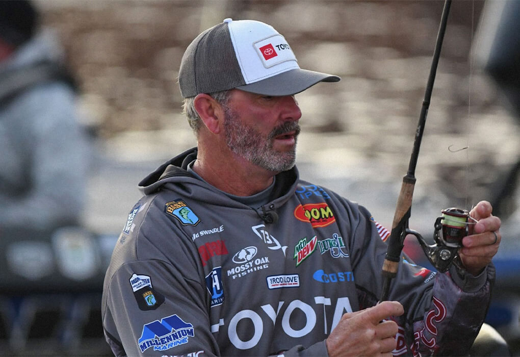 Gerald Swindle knows how to find and catch big bass (photo by Chris Brown/ B.A.S.S.)