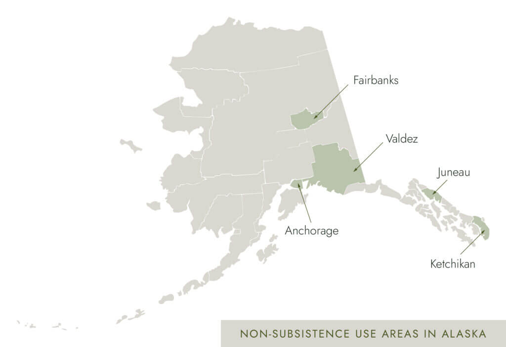non subsistence use areas in alaska