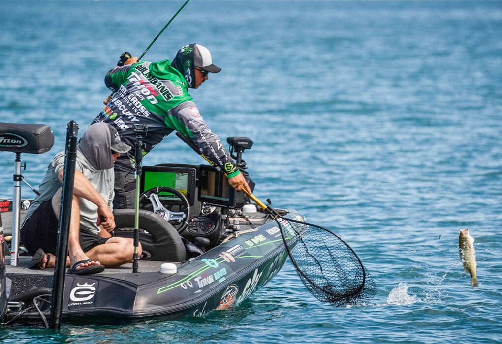 Fred Roumbanis has seen net results from his passion for bass fishing (photo by Major League Fishing)