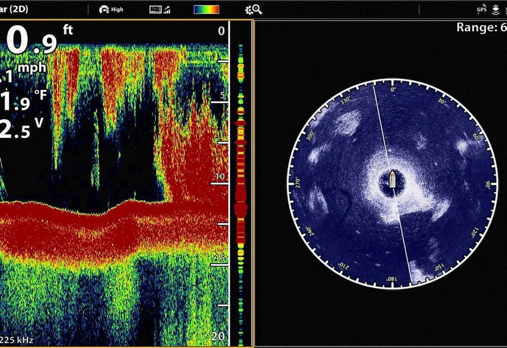 Humminbird Solix fish finder 360 degrees imaging