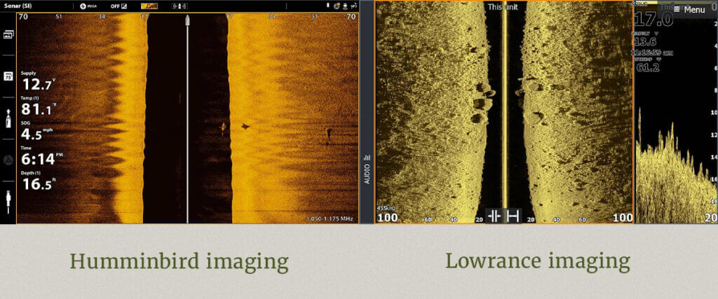 Humminbird vs Lowrance Imaging