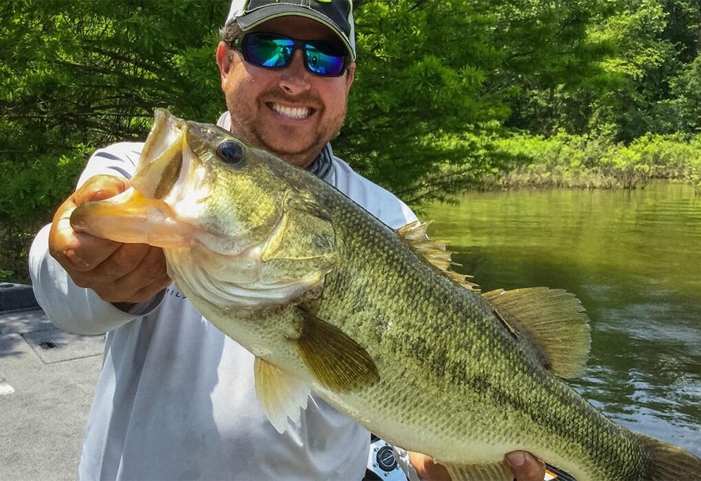 John Cox has made a name for himself, staying shallow to catch big bass (photo by FLW/Major League Fishing)