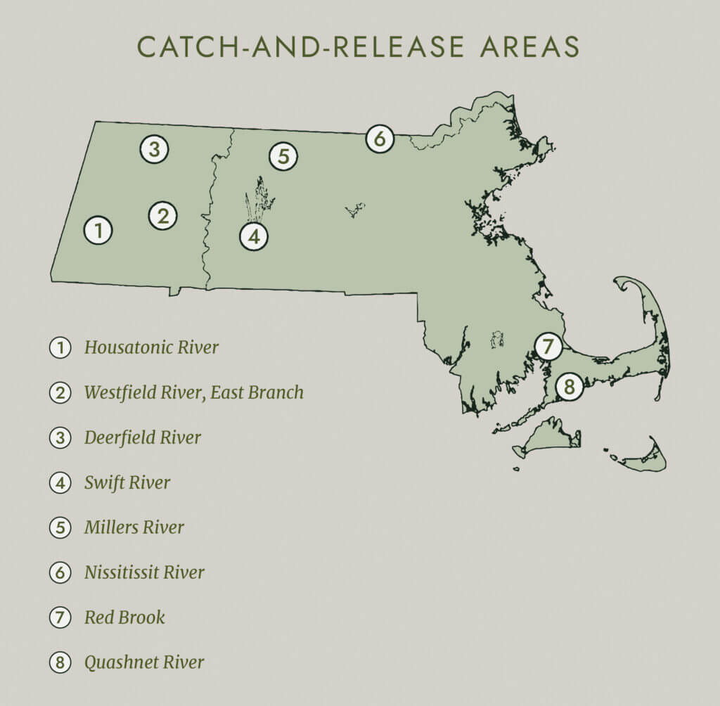 catch-and-release areas across Massachusetts