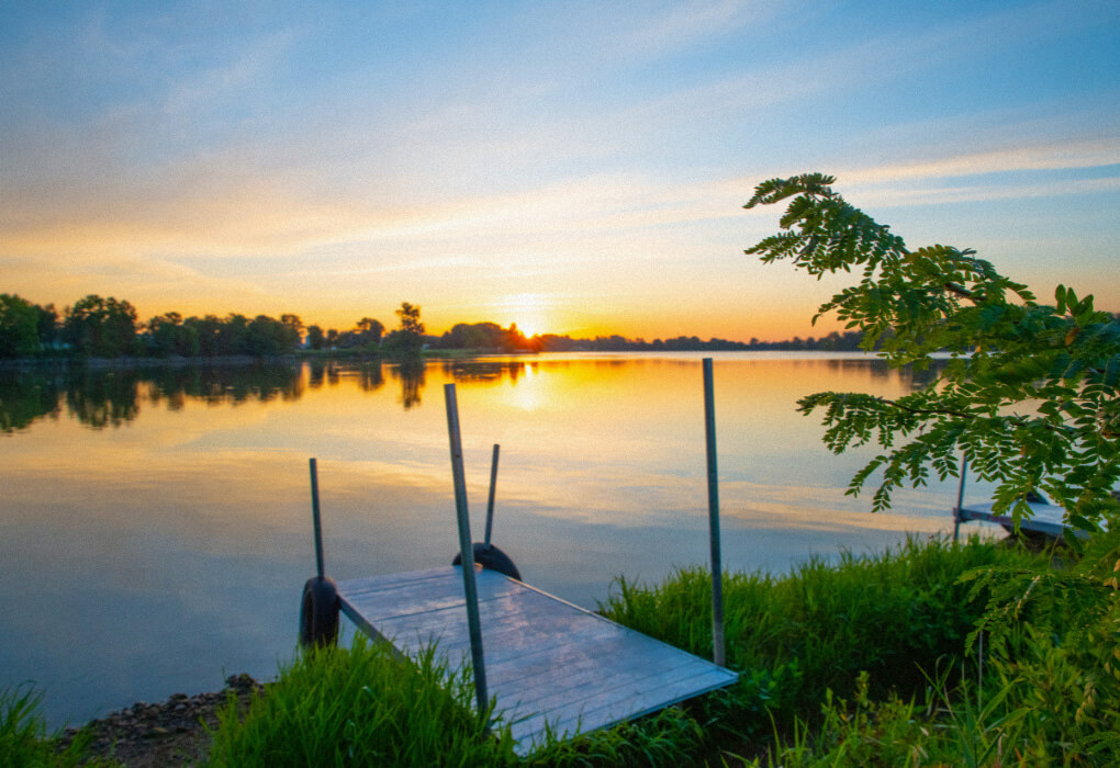 Indiana fishing lake