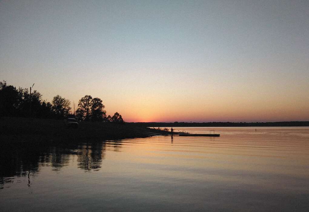 Stockton Lake, location in Missouri for bass fishing