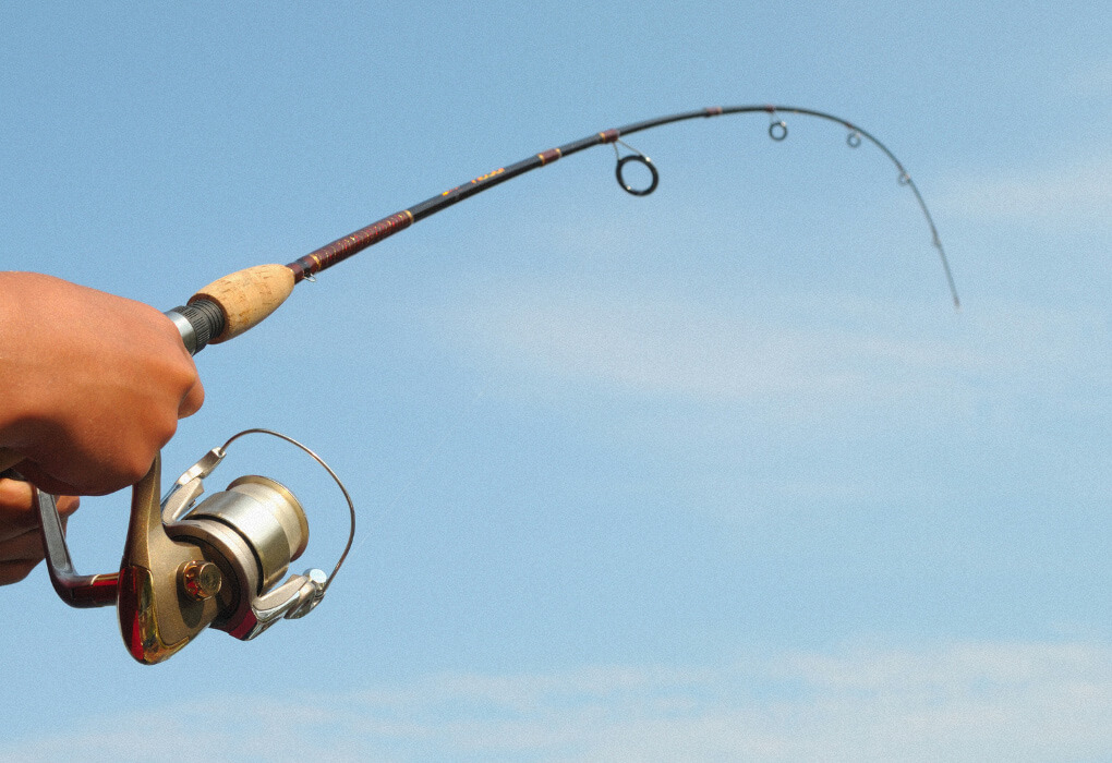 casting a fishing rod and reel combo
