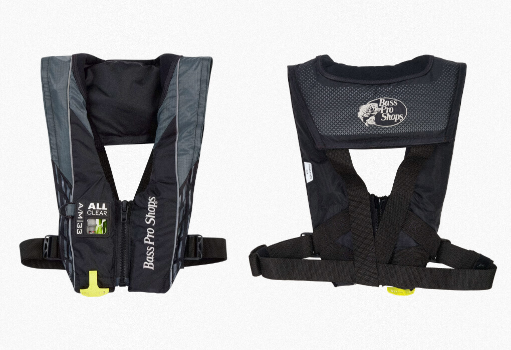 Bass Pro Shops AM33 Auto/Manual Inflatable Life Vest