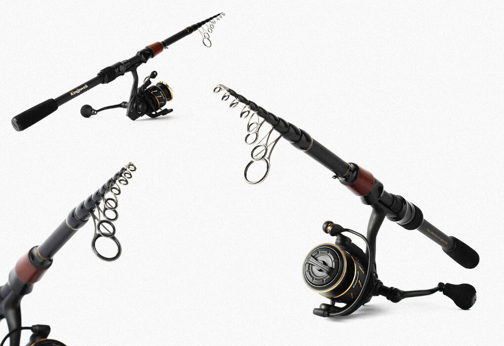 Kingswell Telescopic Rod and Reel Combo