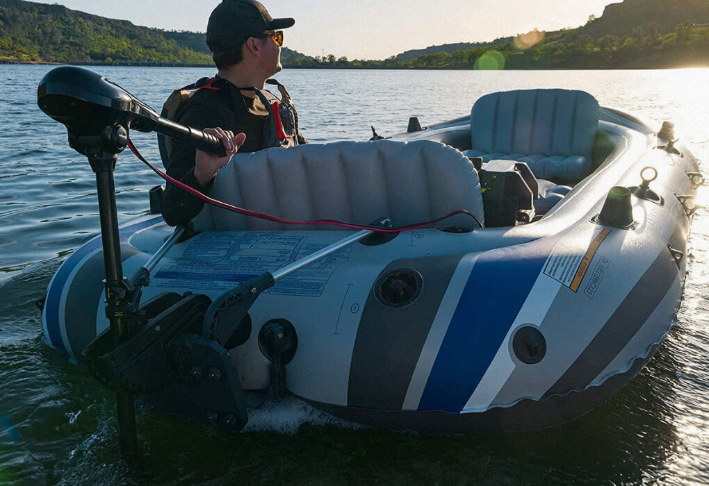 MotorGuide Xi3 trolling motor out on the water