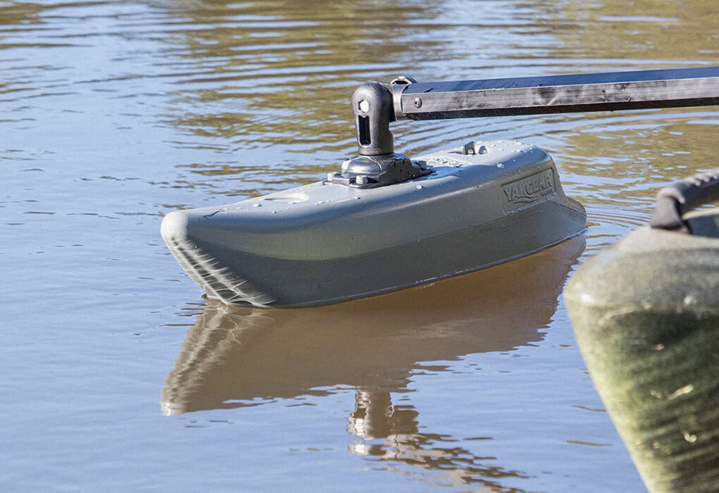 the hydrodynamics of YakGear Kayak & Canoe Outriggers (Gen 2) out on water
