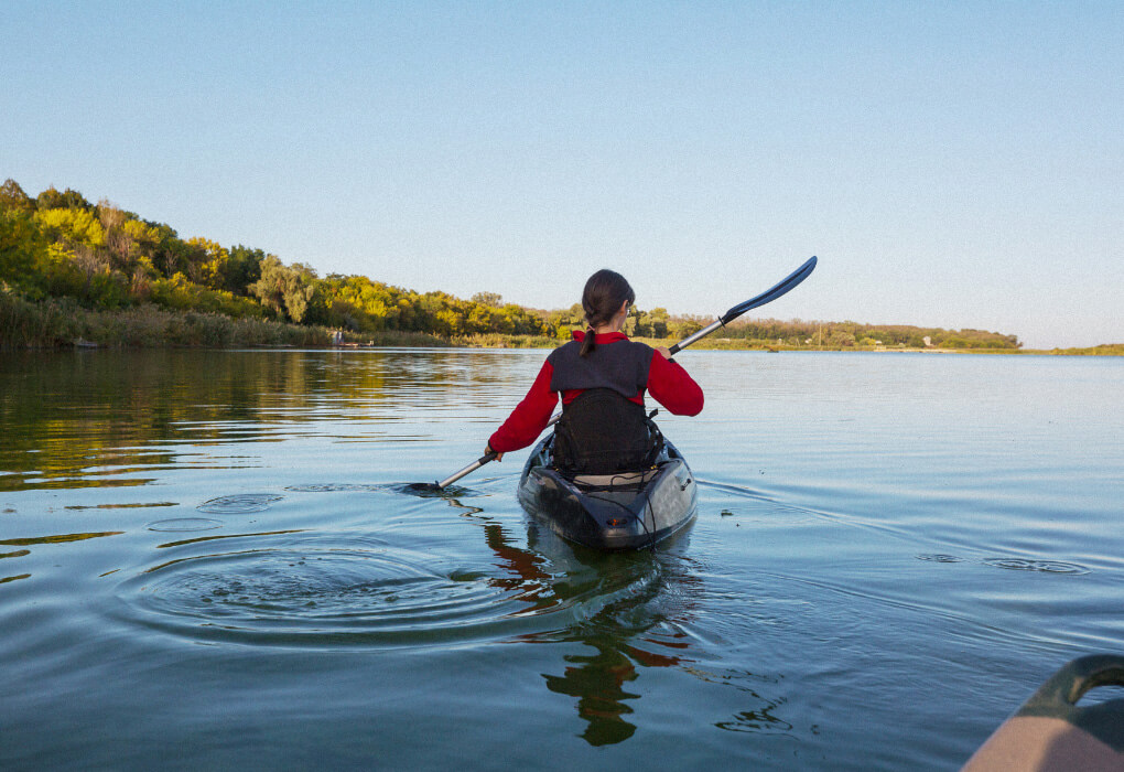 kayak fishing paddle