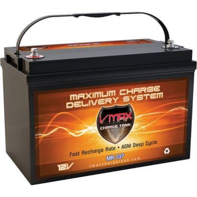 VMAX 12V 120Ah AGM Deep Cycle Marine Battery