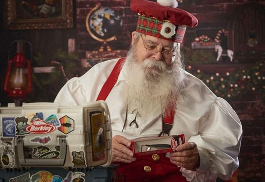 Santa Claus is getting ready to bring the good boys and girls plenty of fishing products. (Photo courtesy of Berkley)