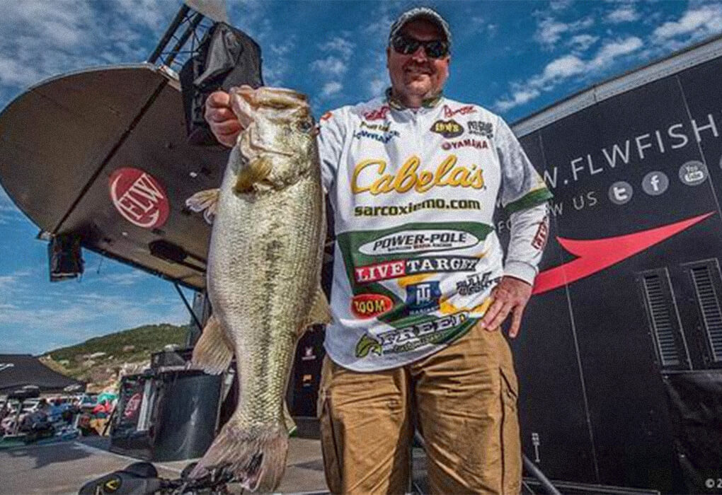 Growing up in the Ozarks gave Jeremy Lawyer a great place to learn how to fish for bass in a variety of conditions. (Photo by Charles Waldorf/Major League Fishing)