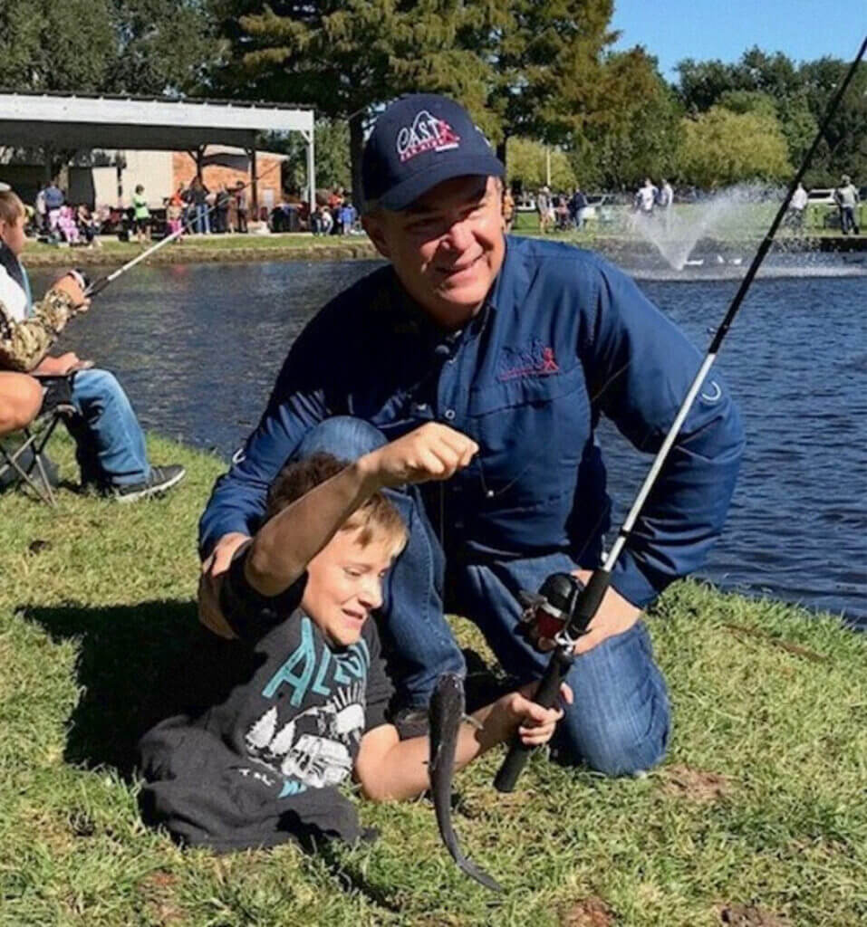 Jay Yelas enjoys giving back to the sport that has been so good to him by helping special-needs children discover the joys of fishing. (Photo courtesy of Jay Yelas)