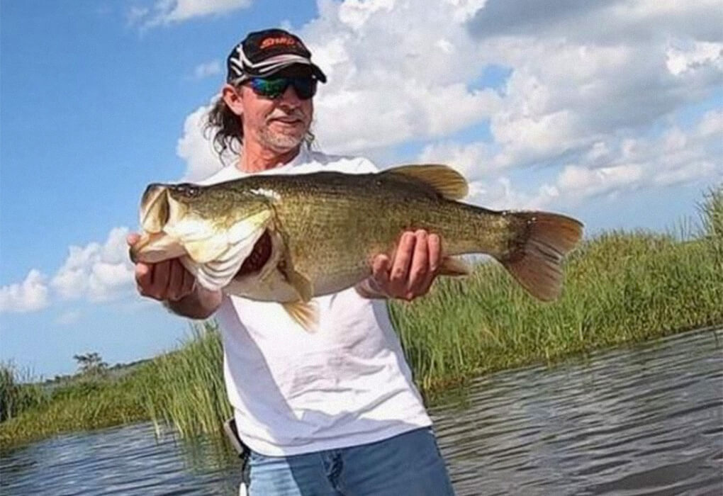 Jonathan Mickler doesn't take the summer off when he chases huge bass in Florida. He caught this one, which weighed 8.11 pounds, last week 