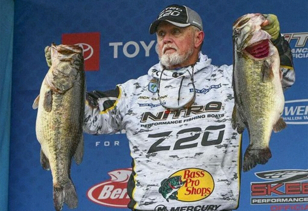 Bass-fishing legend Rick Clunn weighed in big bass en route to taking the title in a Bassmaster Elite tournament in 2019 on the St. Johns River in Florida. (Photo by Andy Crawford/B.A.S.S.)