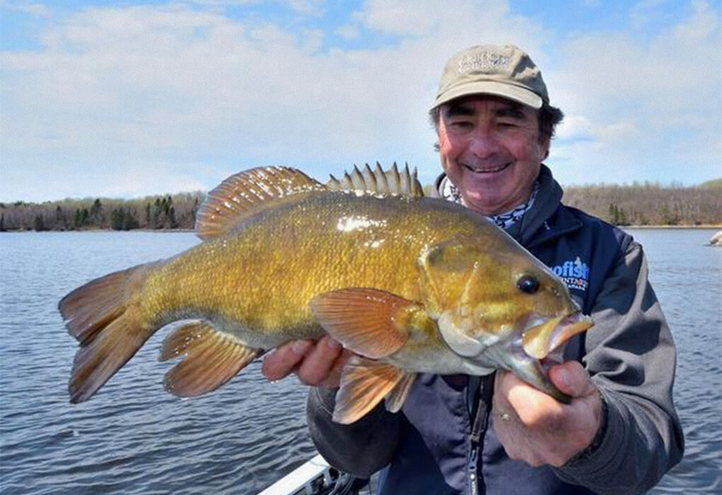 Gord Pyzer held proof that Ontario has some trophy smallmouth bass.